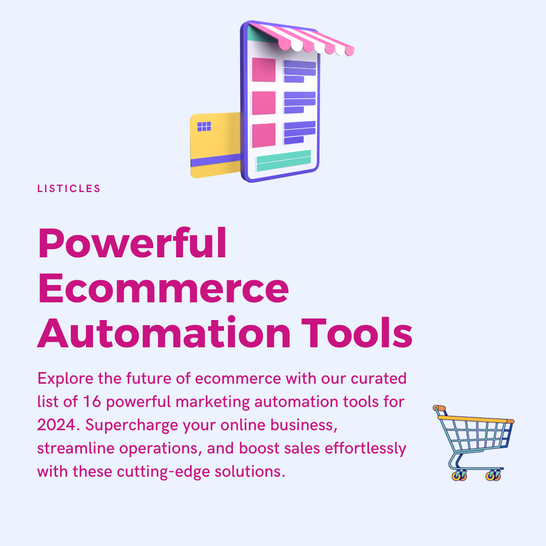 E-commerce Automation Tools You Should Know