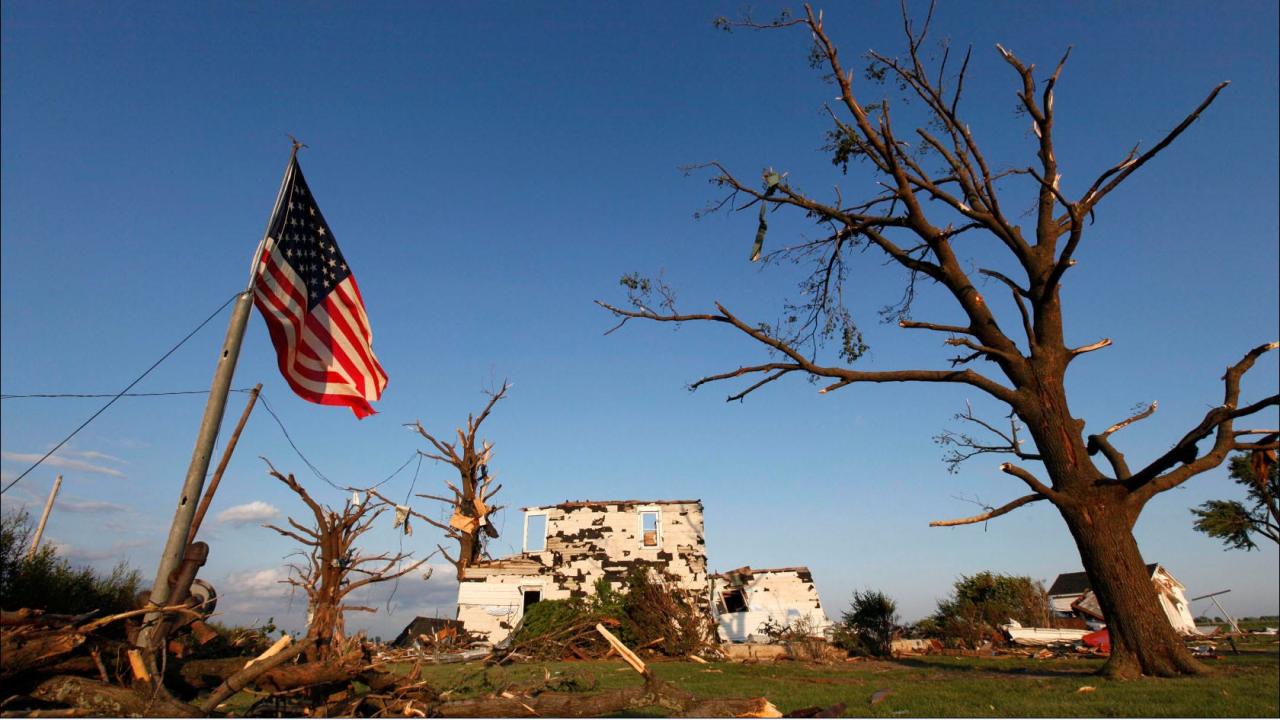 Weather Tornado Devastates Midwestern Town