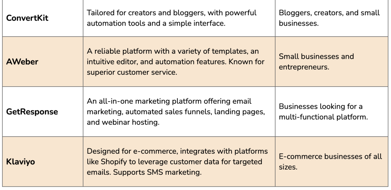 A Comparison of the 10 Best Email Marketing Tools - Single Grain Comparing Email Marketing Tools for Better Campaigns
